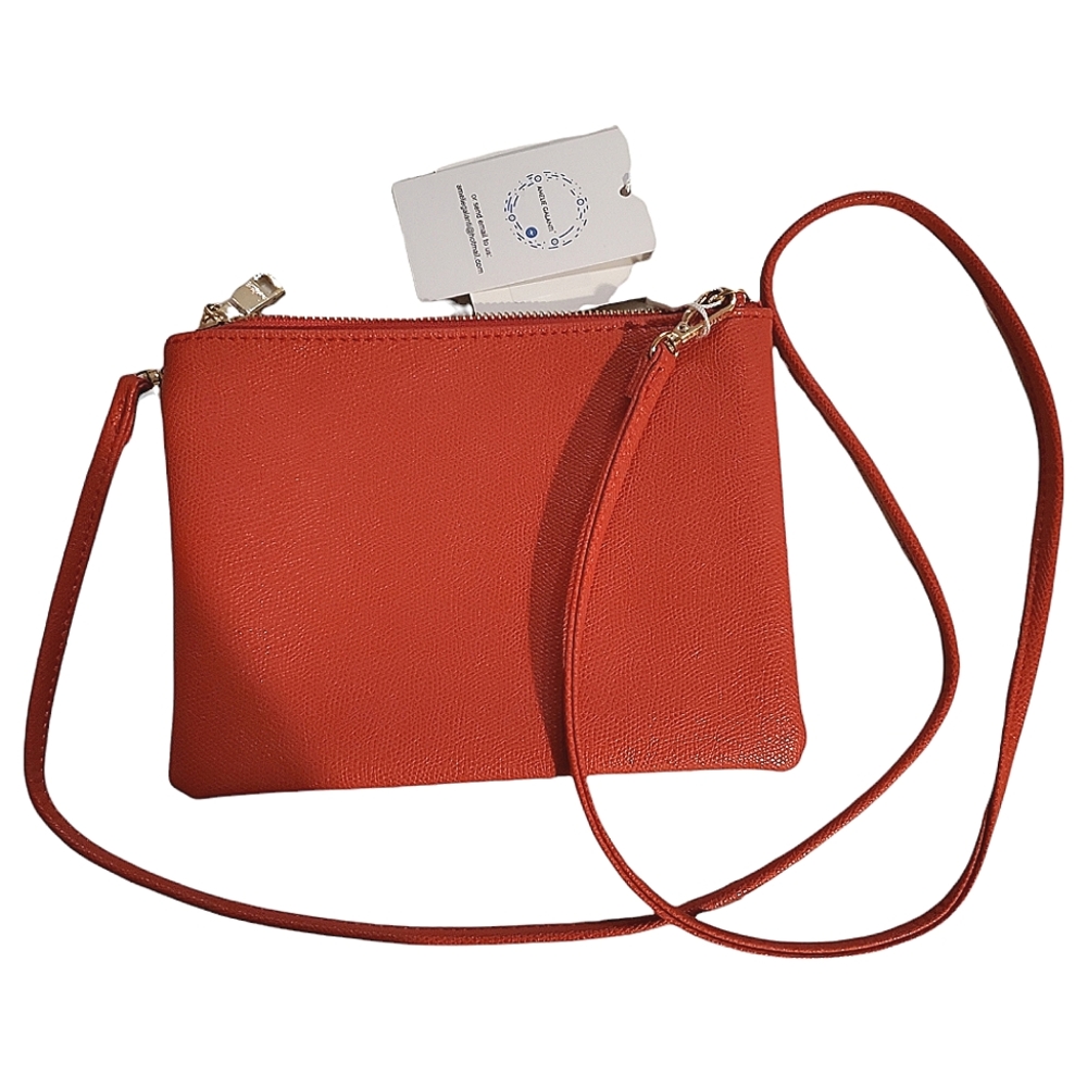 NWT Amelie Galanti Purse Faux Leather Red
